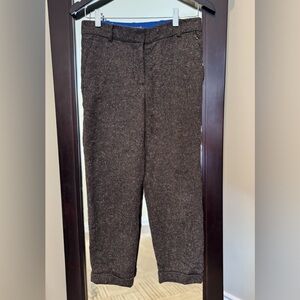 ARITZIA WILFRED Grey Wool Cropped Dress Pants Straight Leg (US 0)